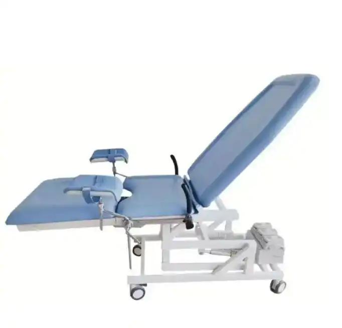 What is the purpose of the examination table?